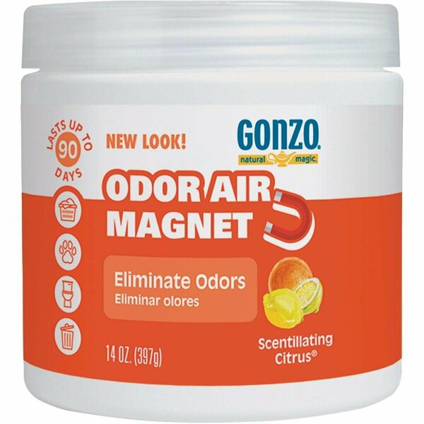 Gonzo Natural Magic 14 Oz.. Citrus Gel Air Freshener 4119D